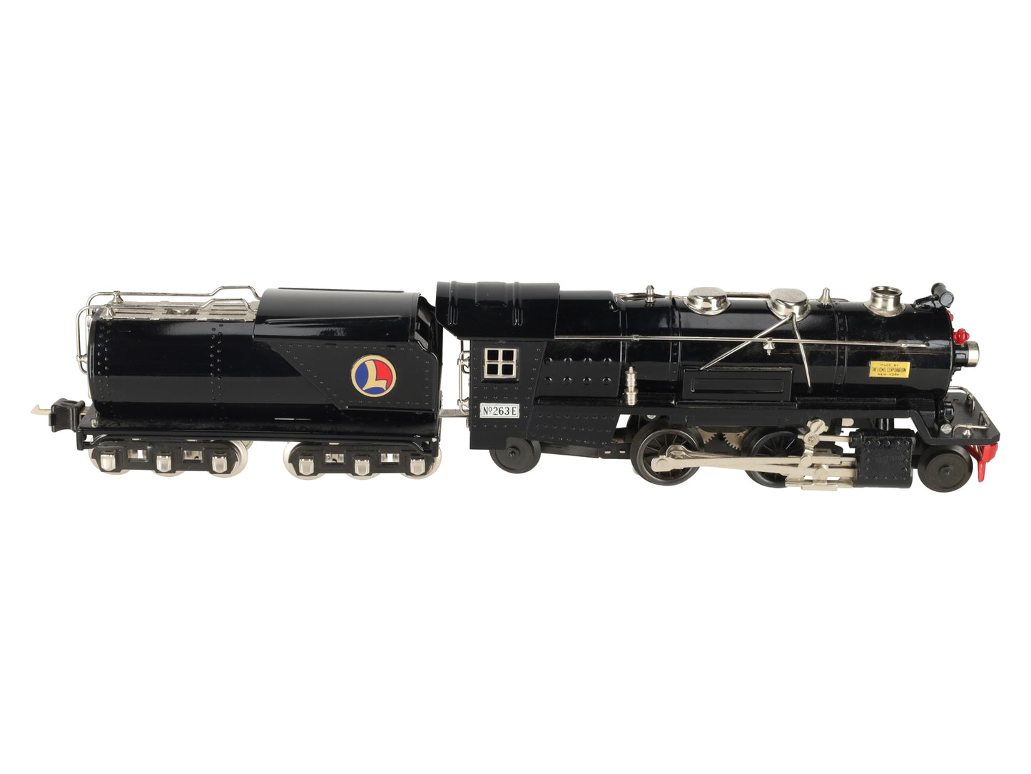 MTH 10-3014-1 O Gauge Tinplate No. 263 Steam Locomotive & Tender w/PS2