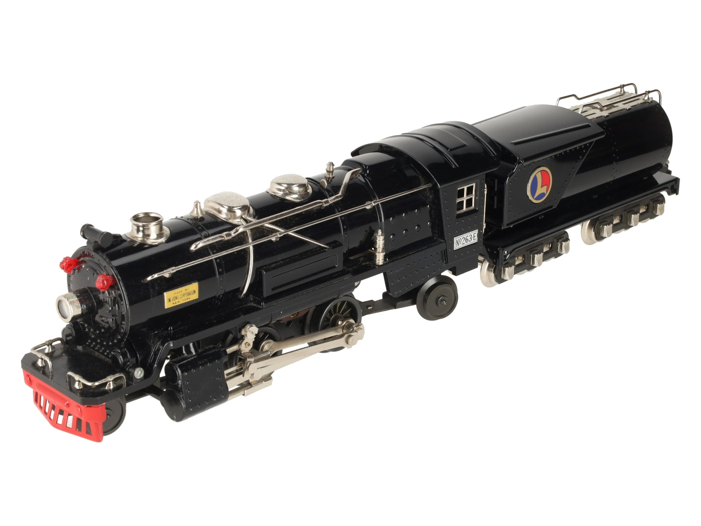 MTH 10-3014-1 O Gauge Tinplate No. 263 Steam Locomotive & Tender w/PS2