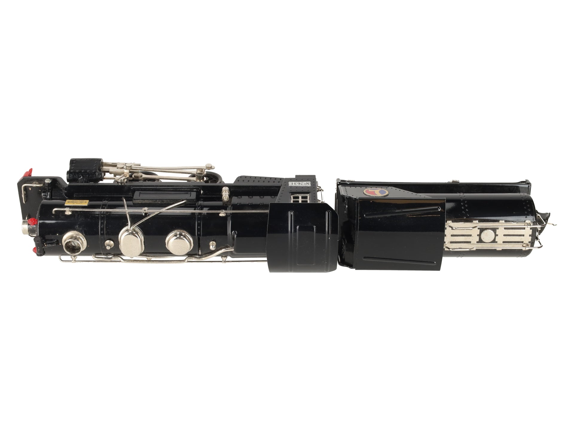 MTH 10-3014-1 O Gauge Tinplate No. 263 Steam Locomotive & Tender w/PS2