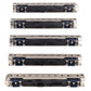 Custom NJ Brass 844-S HO Brass Reading "Crusader" Famous Train No.1 (Set of 5) EX/Box