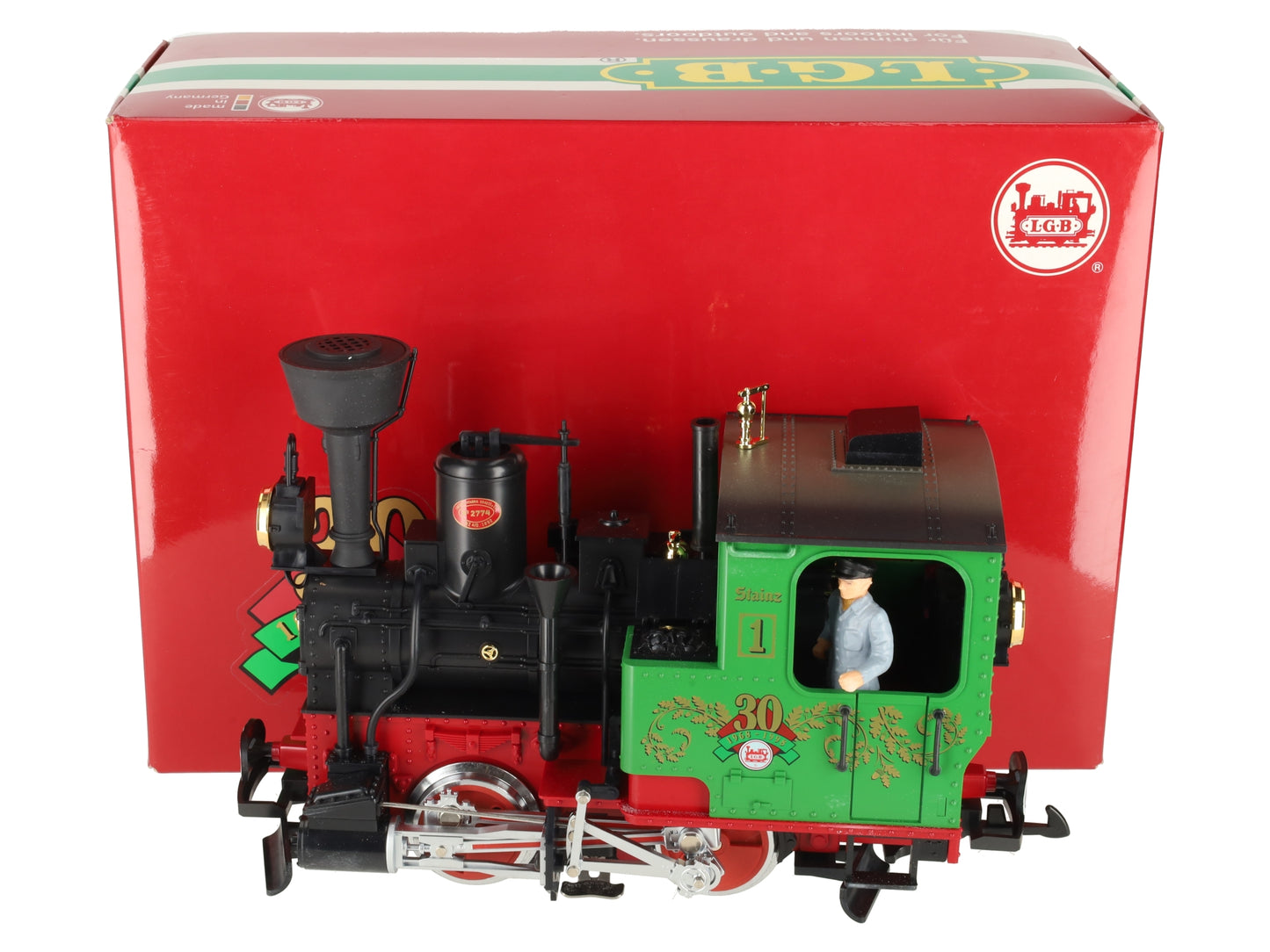 LGB 20213 G Stainz LGB 30th Anniversary 1968-1998 0-4-0 Steam Locomotive #1 LN/Box