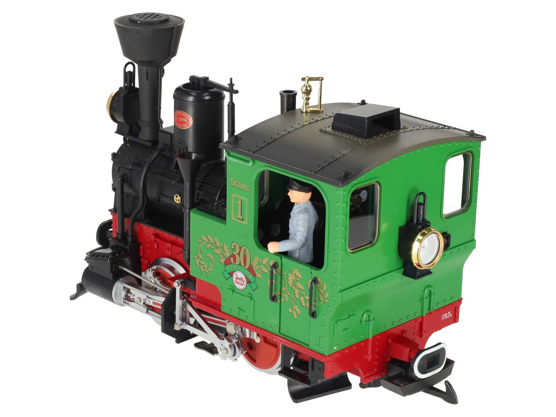 LGB 20213 G Stainz LGB 30th Anniversary 1968-1998 0-4-0 Steam Locomotive #1 LN/Box