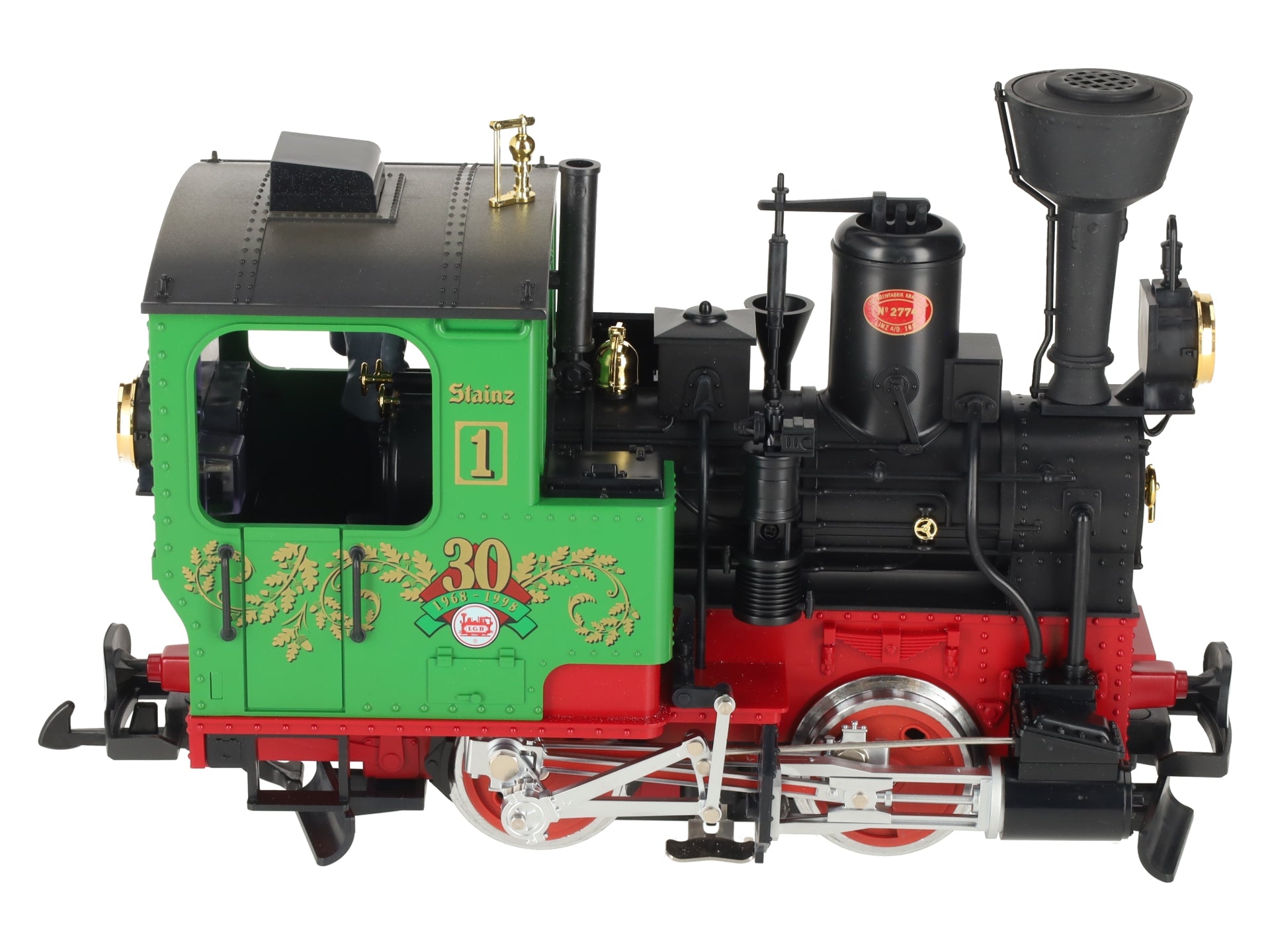LGB 20213 G Stainz LGB 30th Anniversary 1968-1998 0-4-0 Steam Locomotive #1 LN/Box