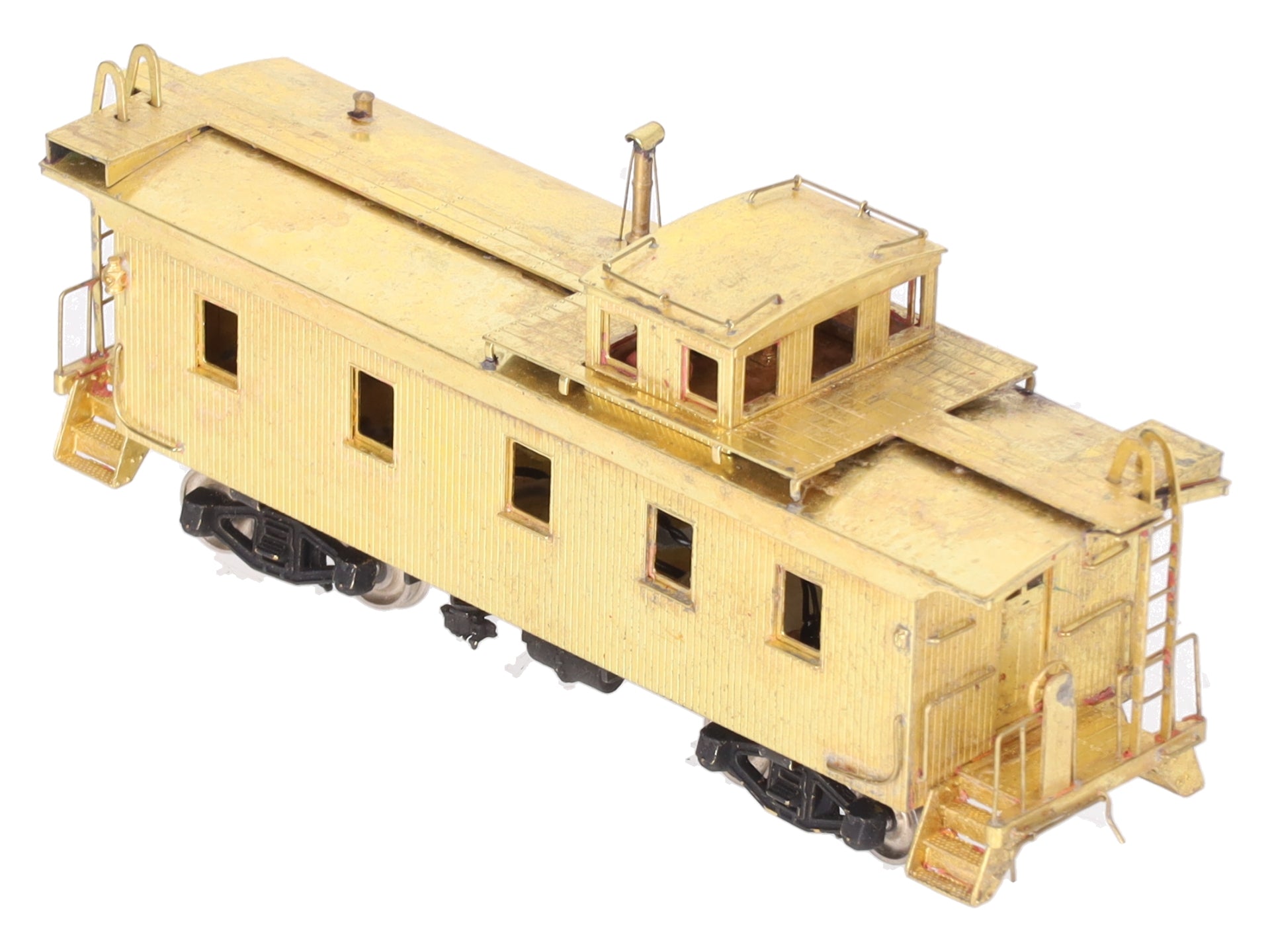 Hallmark Models HO Brass Rock Island 5-Window Wood Caboose -Unpainted/Box