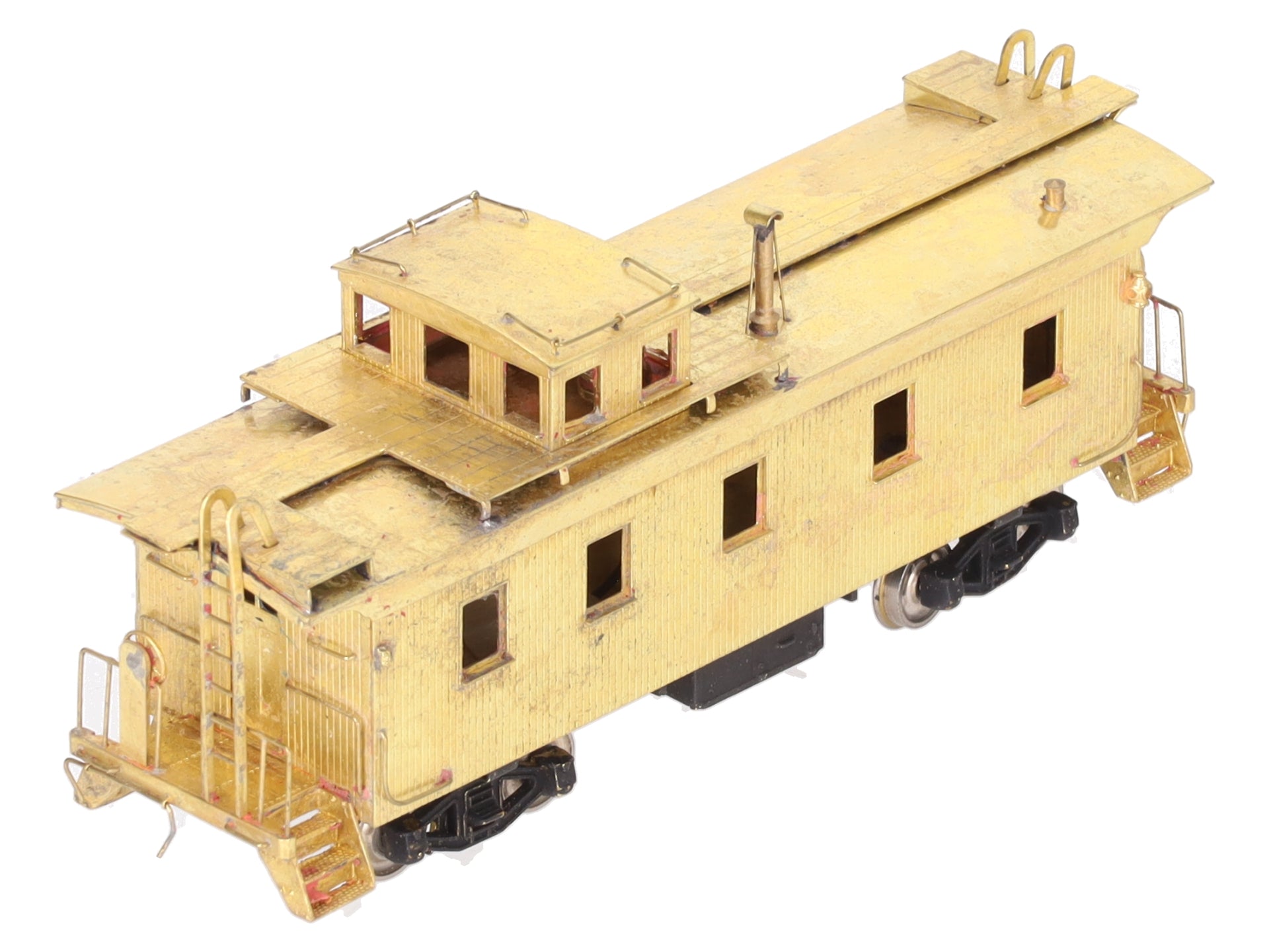 Hallmark Models HO Brass Rock Island 5-Window Wood Caboose -Unpainted/Box