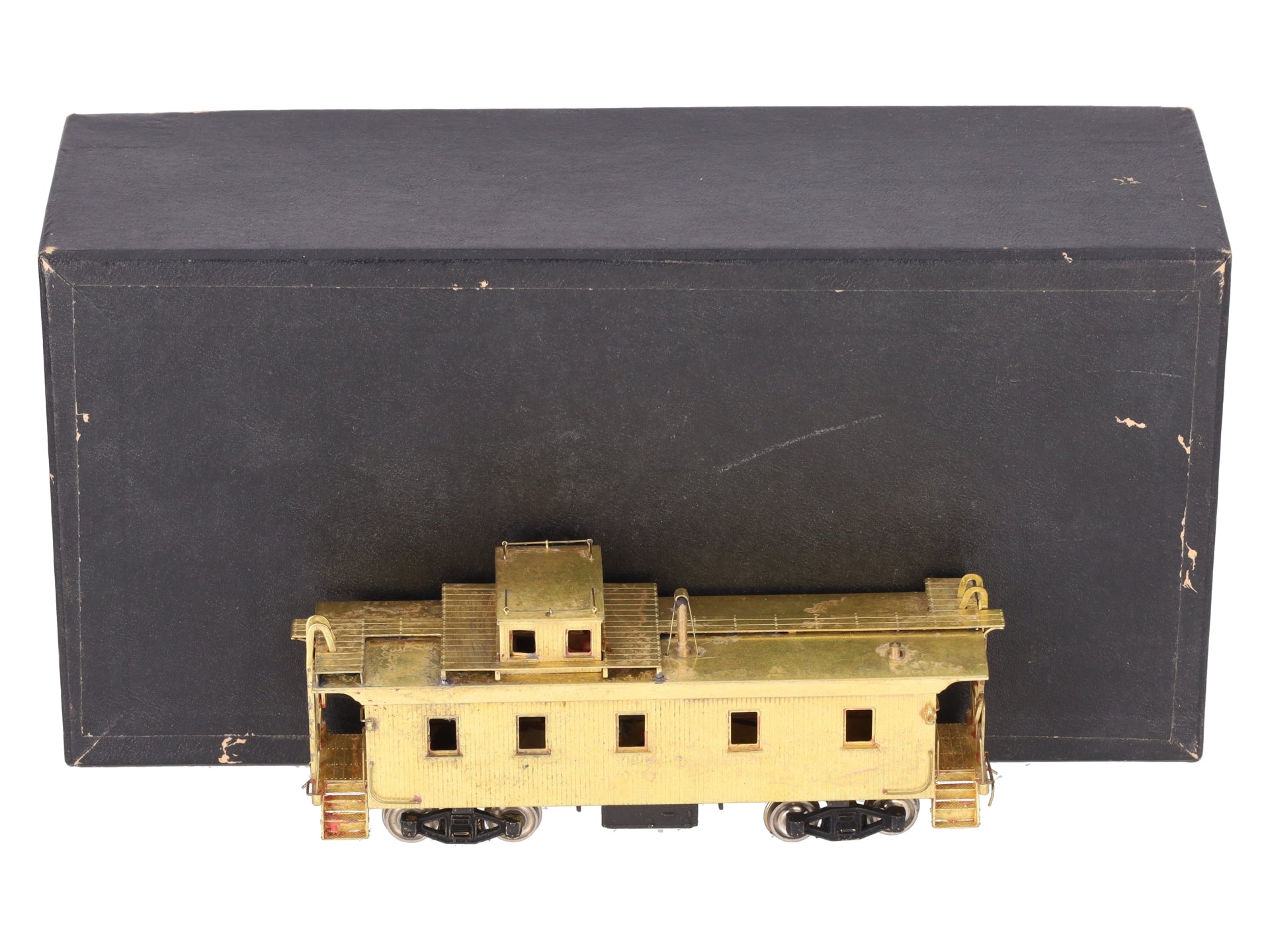 Hallmark Models HO Brass Rock Island 5-Window Wood Caboose -Unpainted/Box