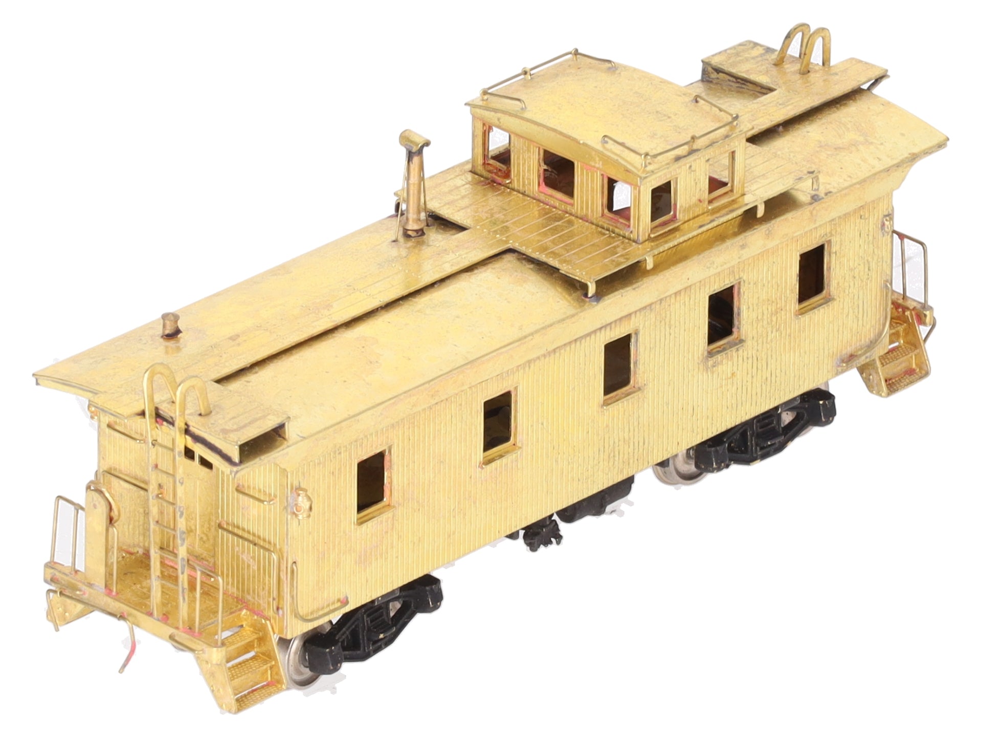 Hallmark Models HO Brass Rock Island 5-Window Wood Caboose -Unpainted/Box