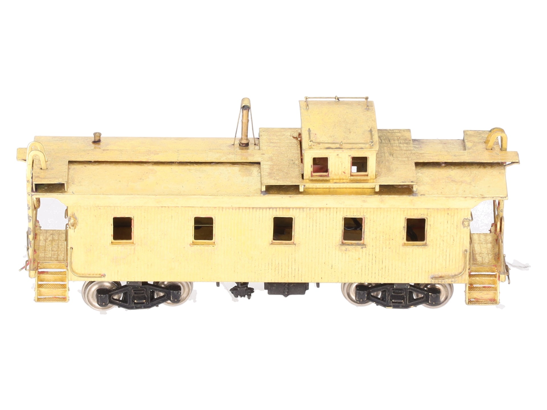 Hallmark Models HO Brass Rock Island 5-Window Wood Caboose -Unpainted/Box