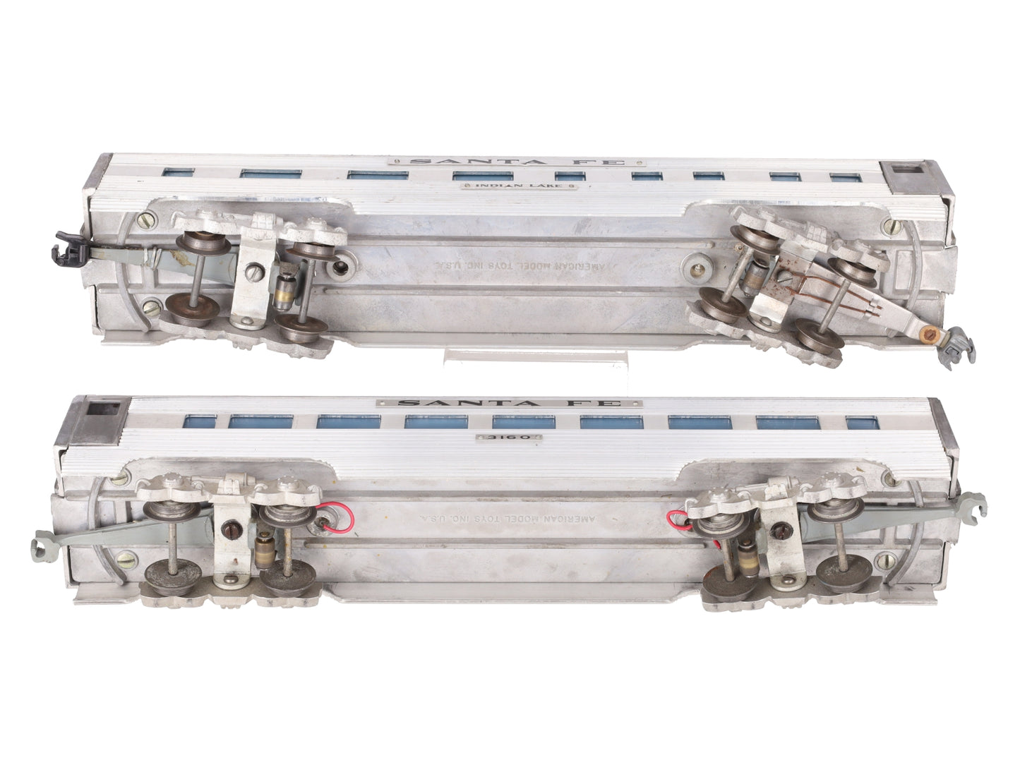 AMT Vintage O Santa Fe Passenger Cars: 3160, Indian Lake [2] VG