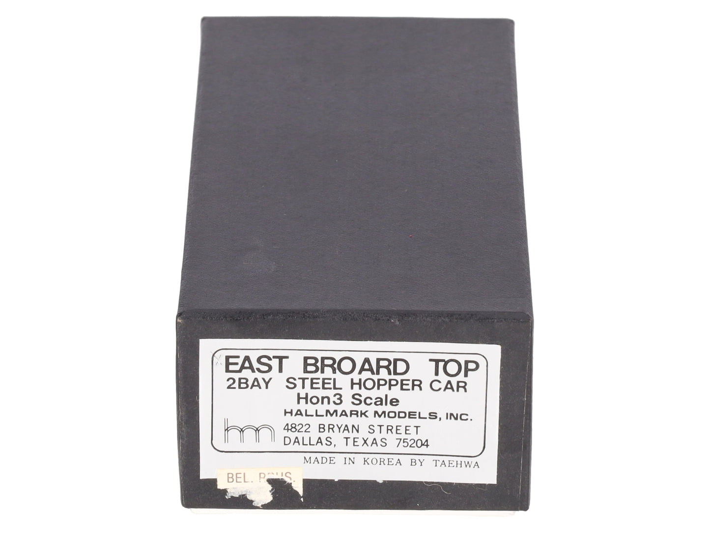 Hallmark Models HOn3 Undecorated BRASS Rolling Stock Hopper EX/Box