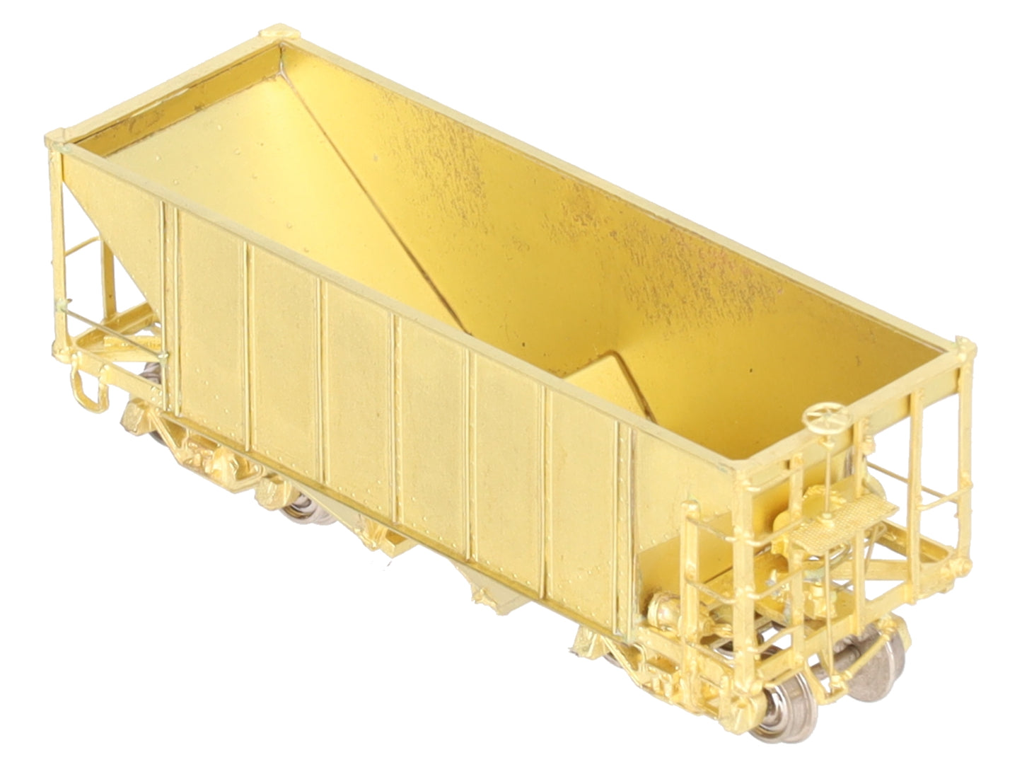 Hallmark Models HOn3 Undecorated BRASS Rolling Stock Hopper EX/Box