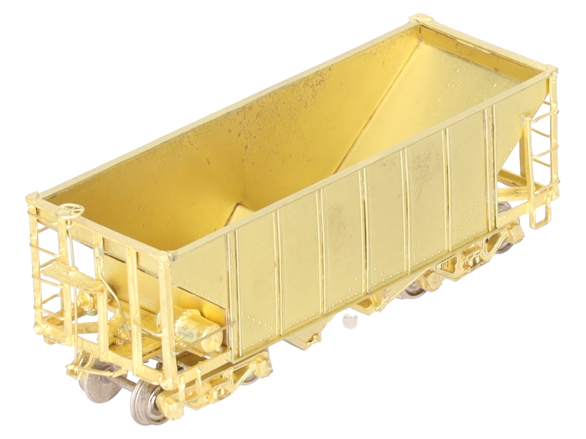 Hallmark Models HOn3 Undecorated BRASS Rolling Stock Hopper EX/Box
