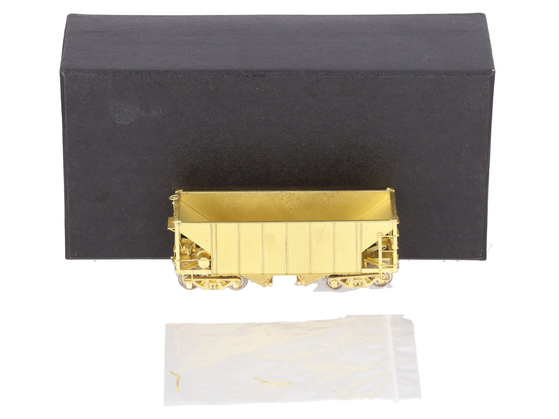 Hallmark Models HOn3 Undecorated BRASS Rolling Stock Hopper EX/Box
