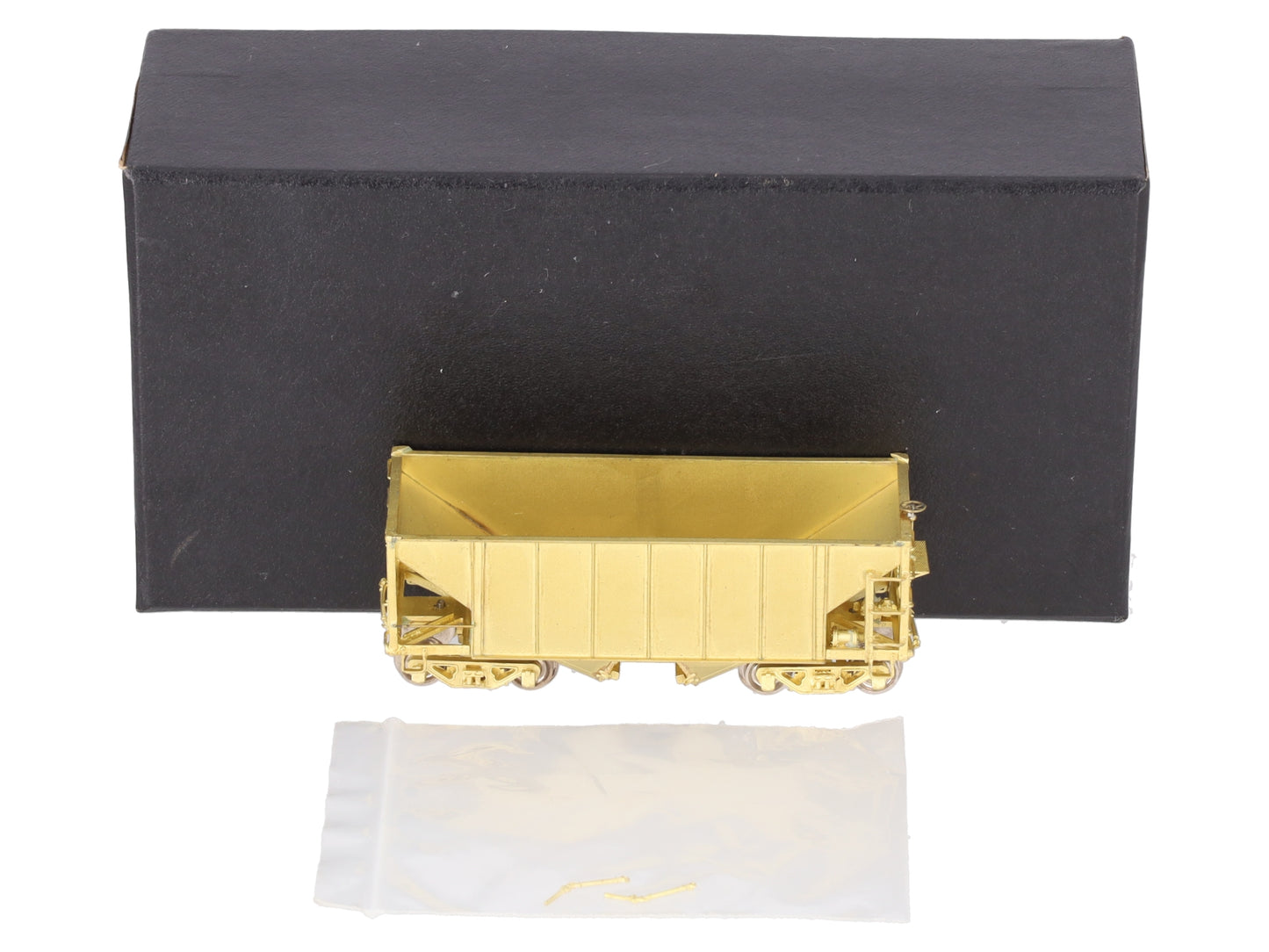 Hallmark Models HOn3  Undecorated BRASS Rolling Stock Hopper EX/Box