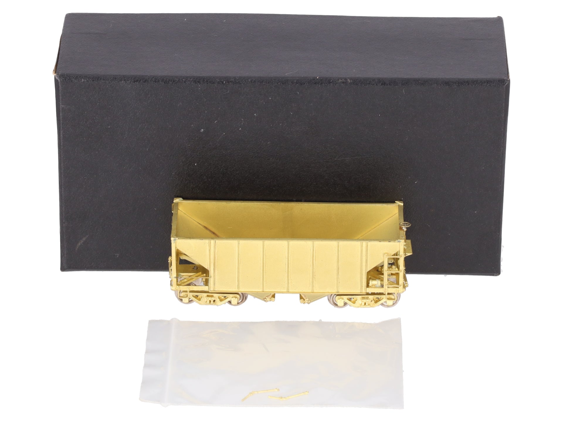 Hallmark Models HOn3  Undecorated BRASS Rolling Stock Hopper EX/Box