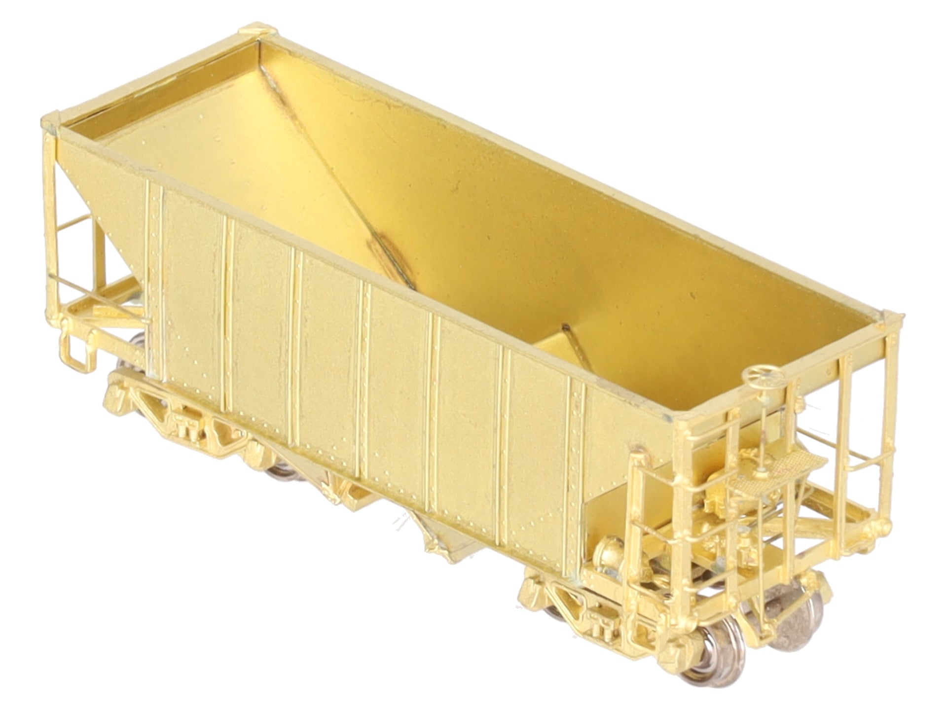 Hallmark Models HOn3  Undecorated BRASS Rolling Stock Hopper EX/Box