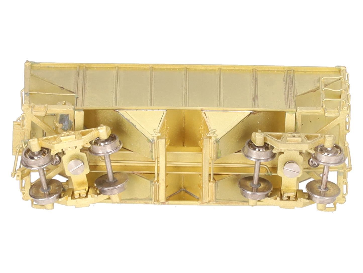Hallmark Models HOn3  Undecorated BRASS Rolling Stock Hopper EX/Box