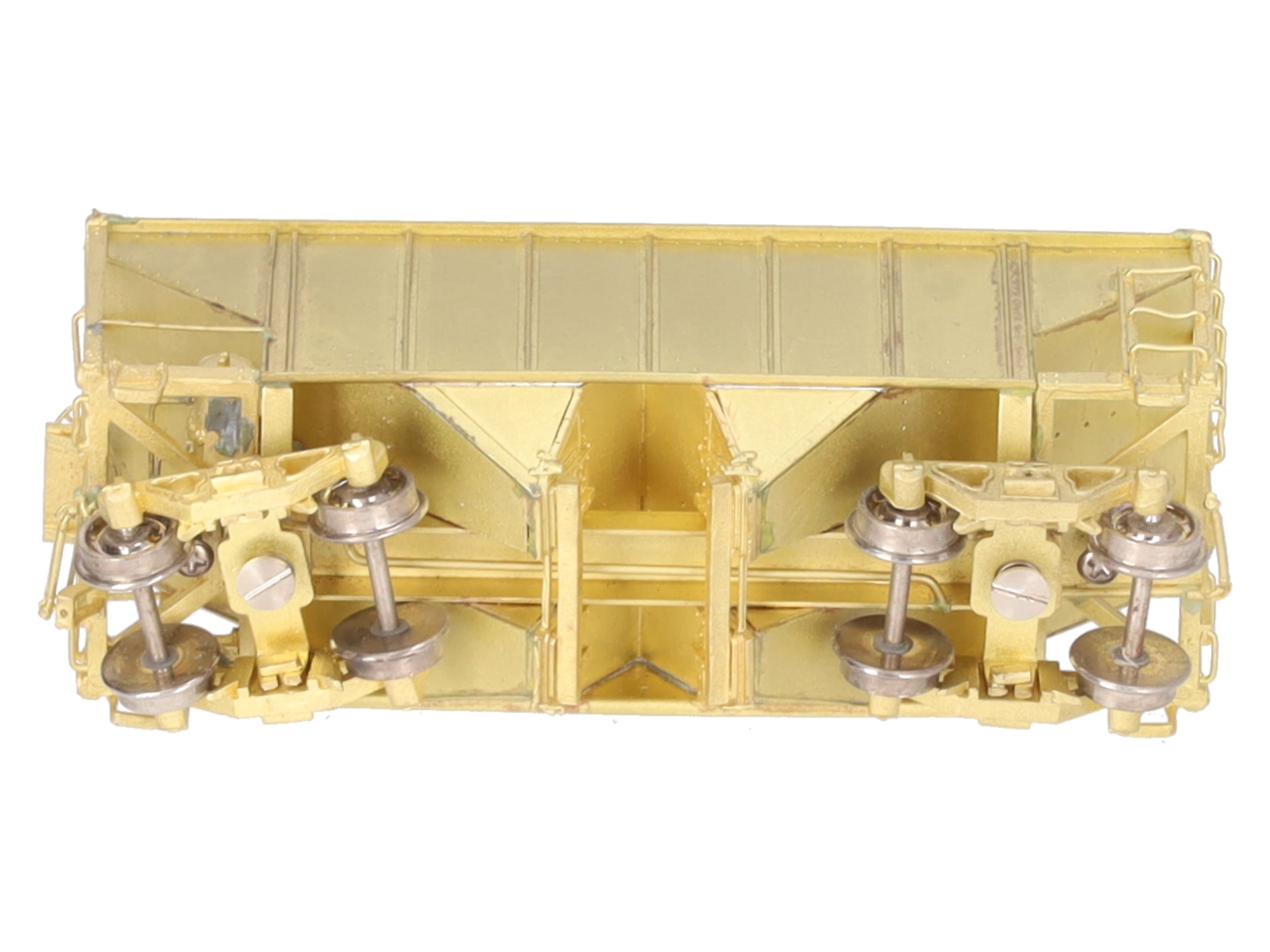 Hallmark Models HOn3  Undecorated BRASS Rolling Stock Hopper EX/Box