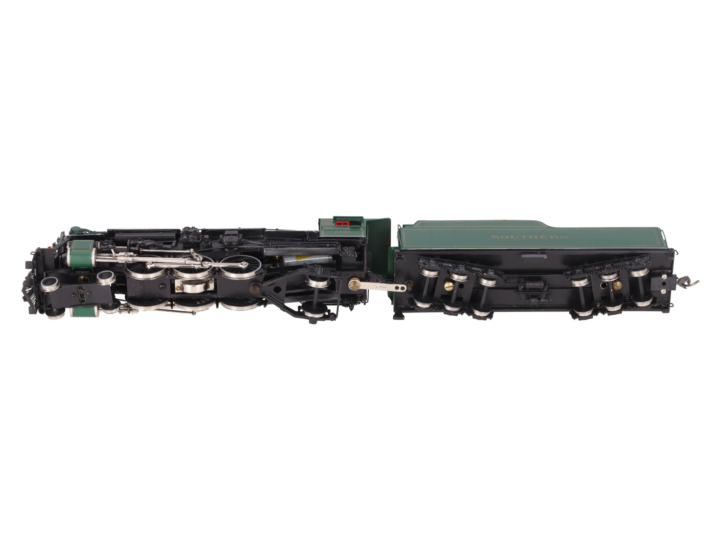 United Models HO Scale BRASS Southern 4-6-2 Steam Loco & Tender #1401 - Painted EX/Box