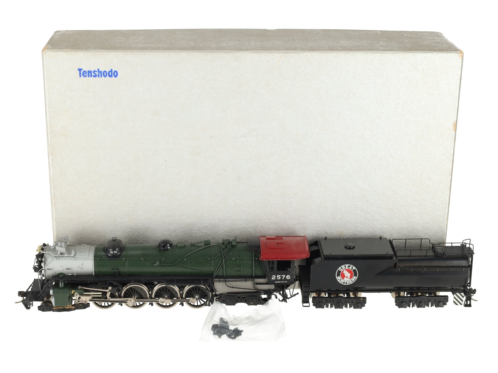 Tenshodo 143 HO BRASS Great Northern 4-8-4 Class S-2 Steam Loco & Tender EX/Box