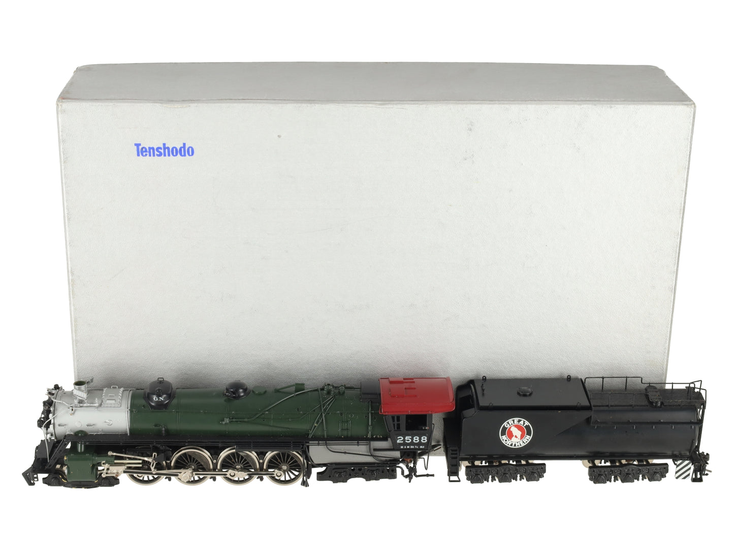 Tenshodo 164 HO BRASS Great Northern 4-8-4 Class S-2 Steam Locomotive & Tender EX/Box
