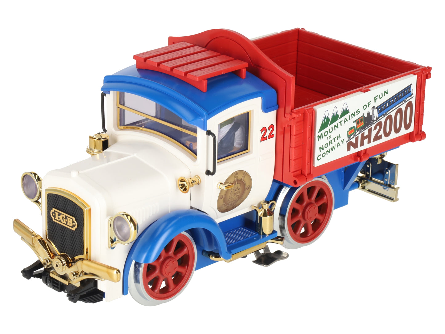 LGB 20685 G Scale Club Convention-2000 North Conway Powered Rail Truck #22 LN/Box