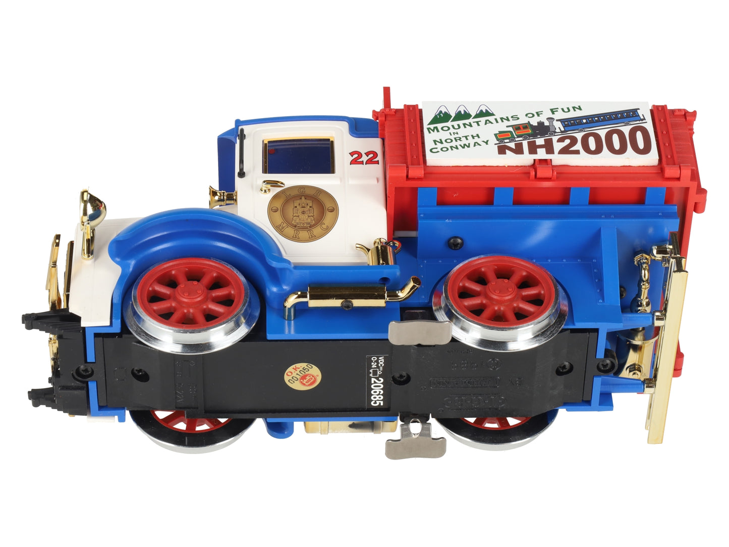 LGB 20685 G Scale Club Convention-2000 North Conway Powered Rail Truck #22 LN/Box