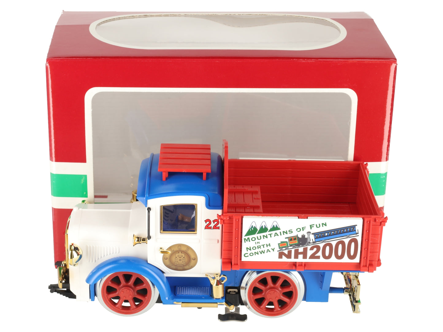 LGB 20685 G Scale Club Convention-2000 North Conway Powered Rail Truck #22 LN/Box