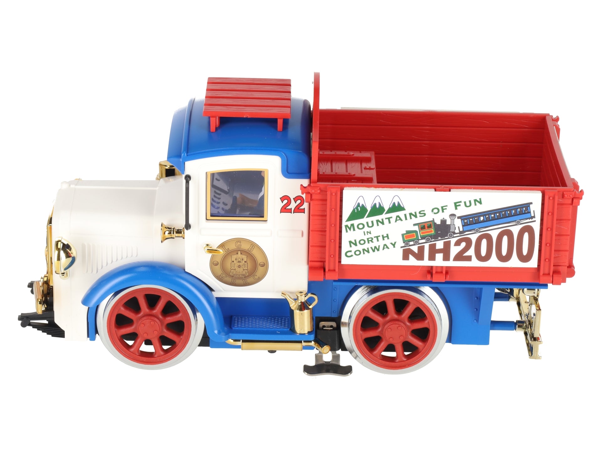LGB 20685 G Scale Club Convention-2000 North Conway Powered Rail Truck #22 LN/Box