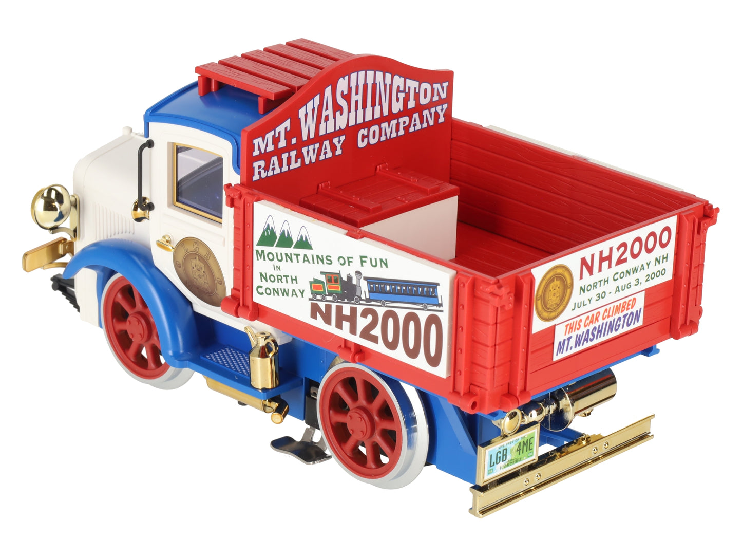 LGB 20685 G Scale Club Convention-2000 North Conway Powered Rail Truck #22 LN/Box
