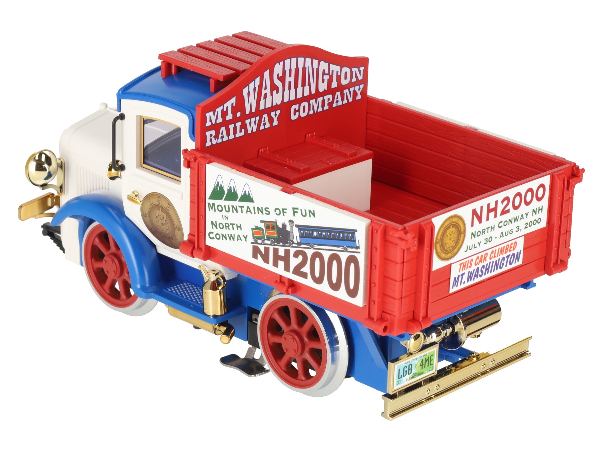 LGB 20685 G Scale Club Convention-2000 North Conway Powered Rail Truck #22 LN/Box
