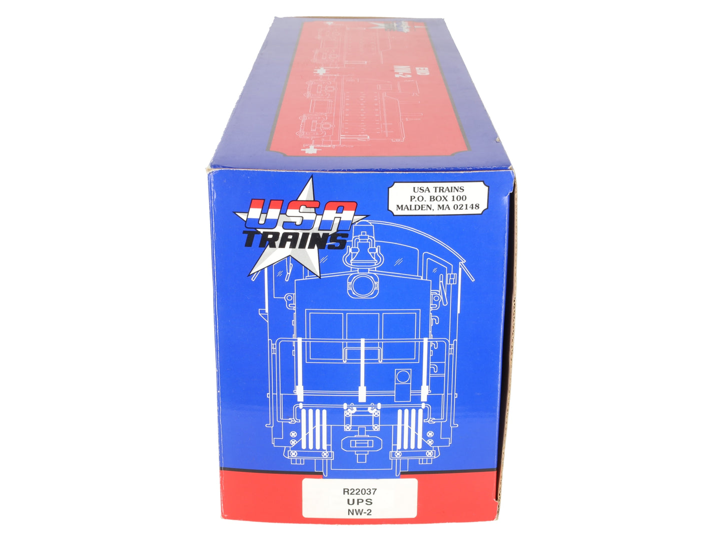 USA Trains R22037 G Scale UPS EMD NW-2 Calf Diesel Locomotive EX/Box