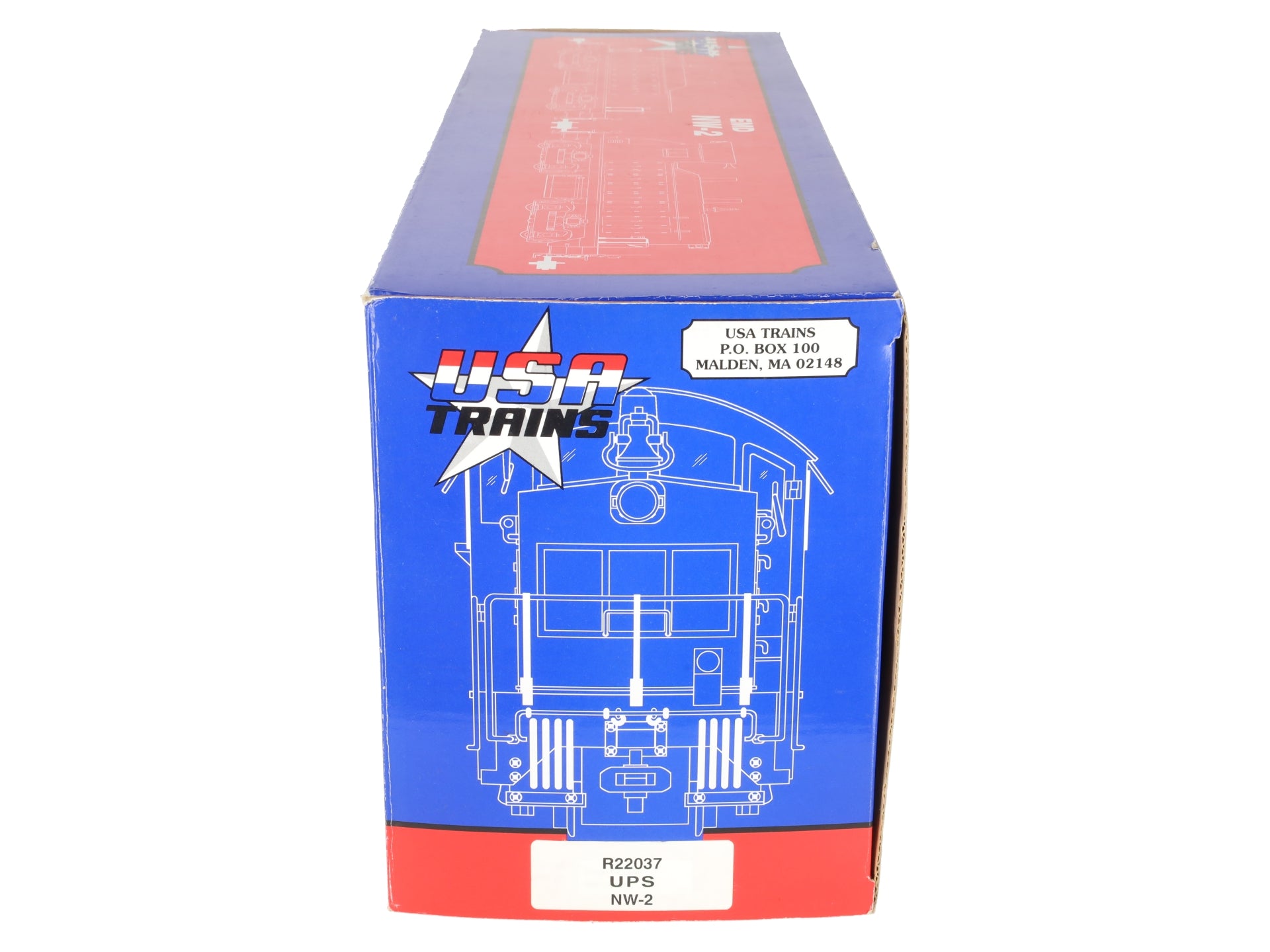 USA Trains R22037 G Scale UPS EMD NW-2 Calf Diesel Locomotive EX/Box
