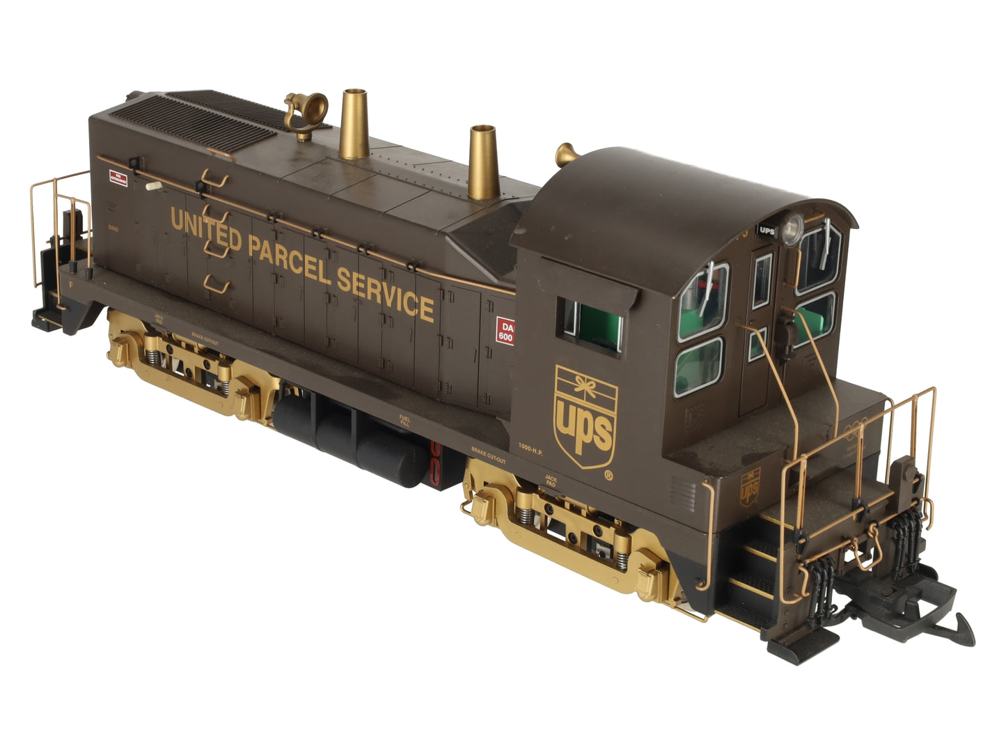 USA Trains R22037 G Scale UPS EMD NW-2 Calf Diesel Locomotive EX/Box