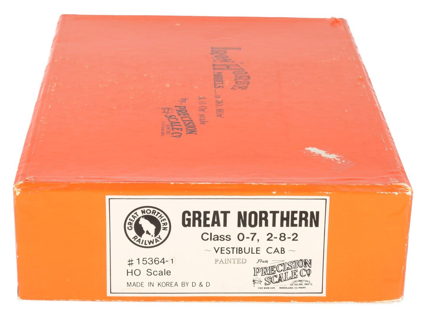 Precision Scale 15364-1 HO BRASS Great Northern 2-8-2 Steam Loco & Tender #3379 LN/Box