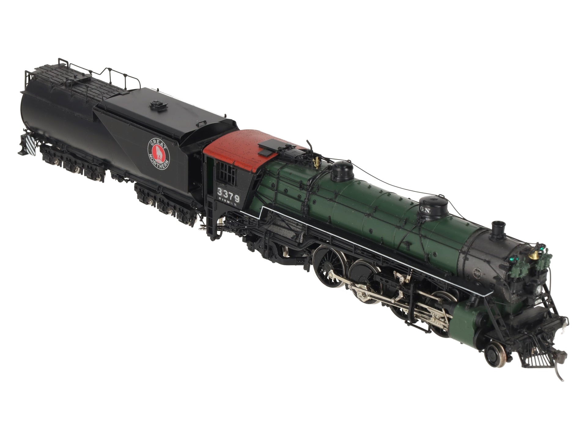 Precision Scale 15364-1 HO BRASS Great Northern 2-8-2 Steam Loco & Tender #3379 LN/Box