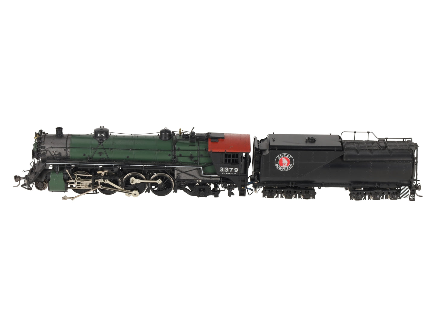 Precision Scale 15364-1 HO BRASS Great Northern 2-8-2 Steam Loco & Tender #3379 LN/Box