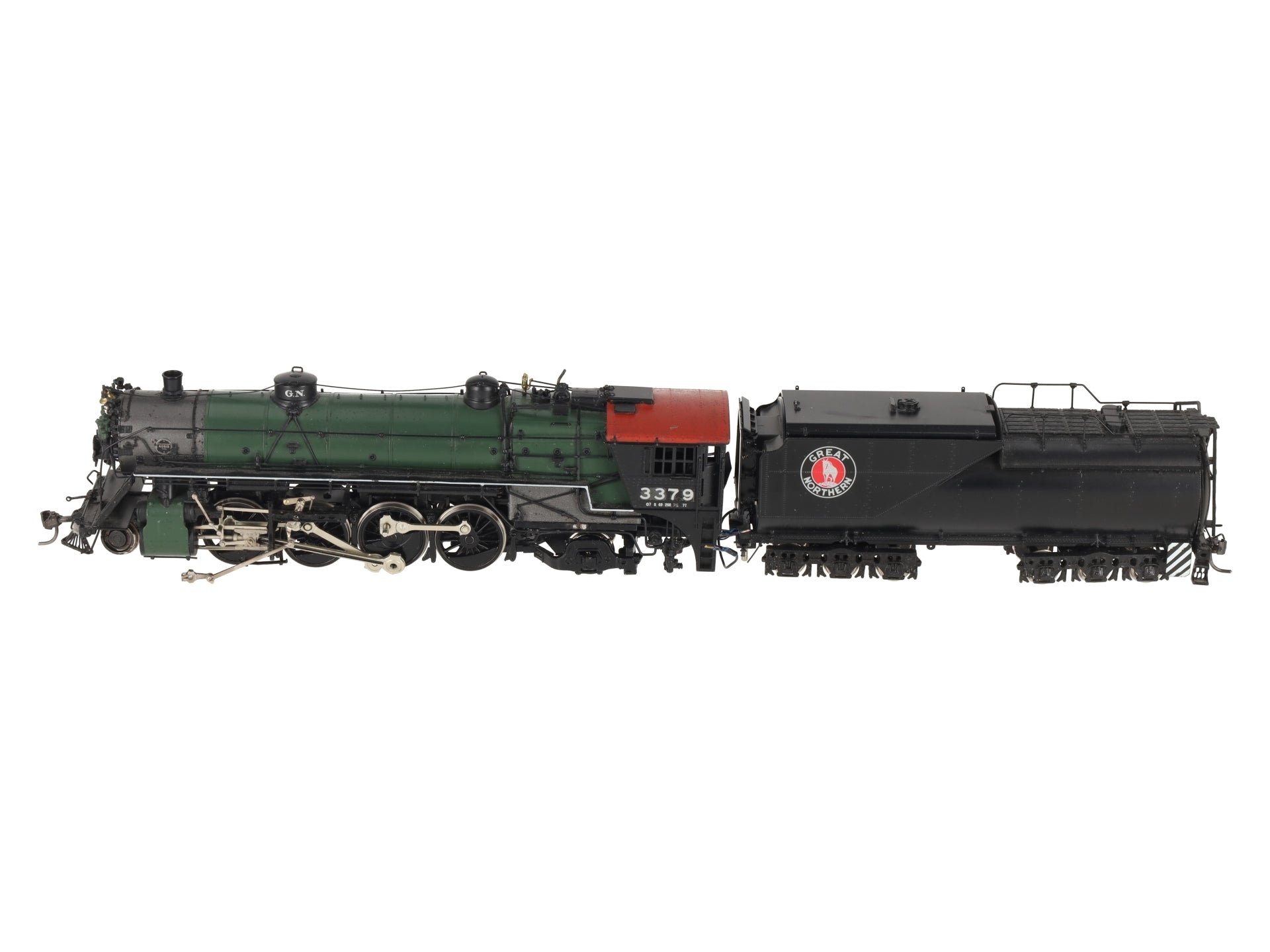 Precision Scale 15364-1 HO BRASS Great Northern 2-8-2 Steam Loco & Tender #3379 LN/Box