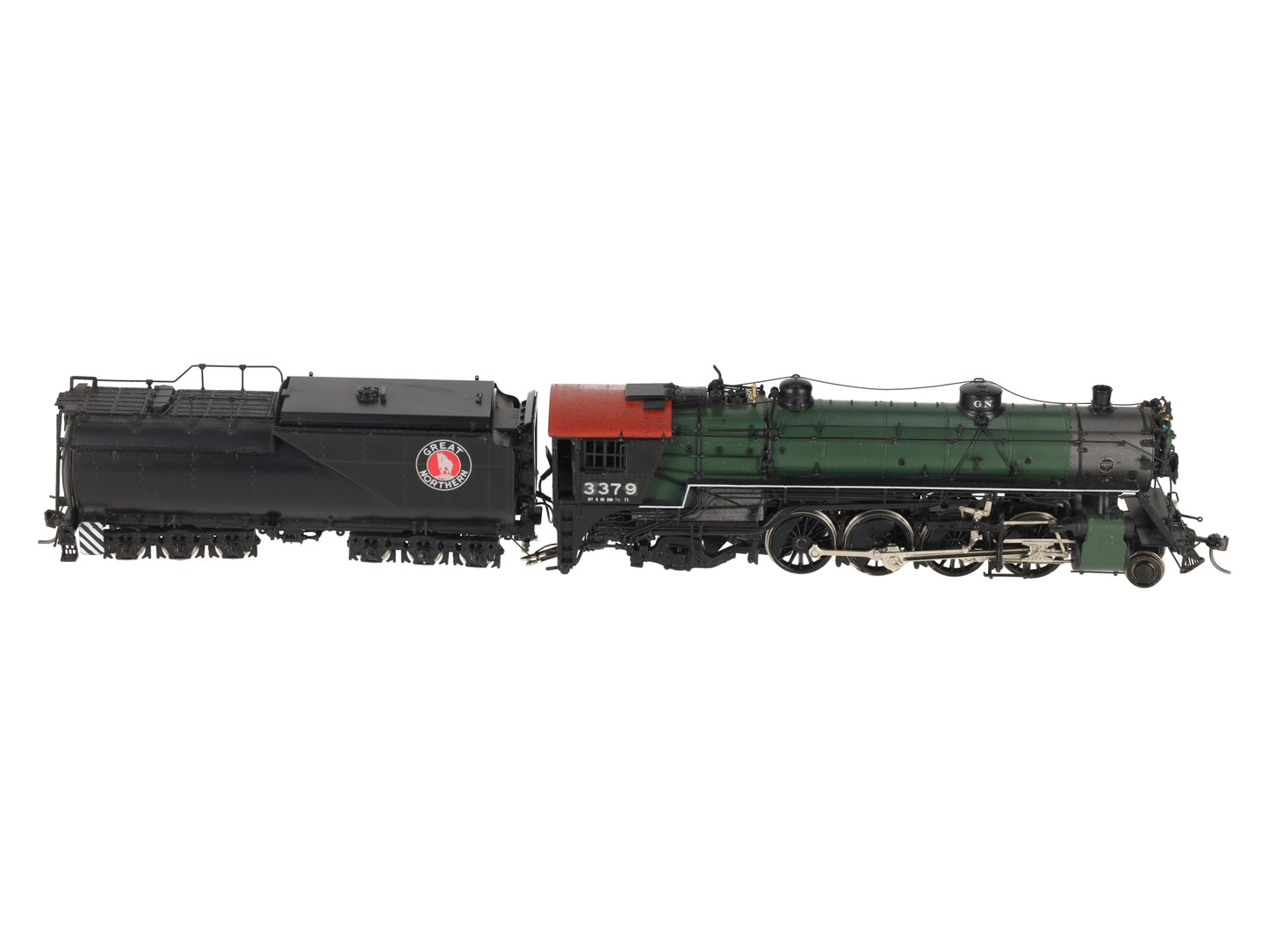 Precision Scale 15364-1 HO BRASS Great Northern 2-8-2 Steam Loco & Tender #3379 LN/Box