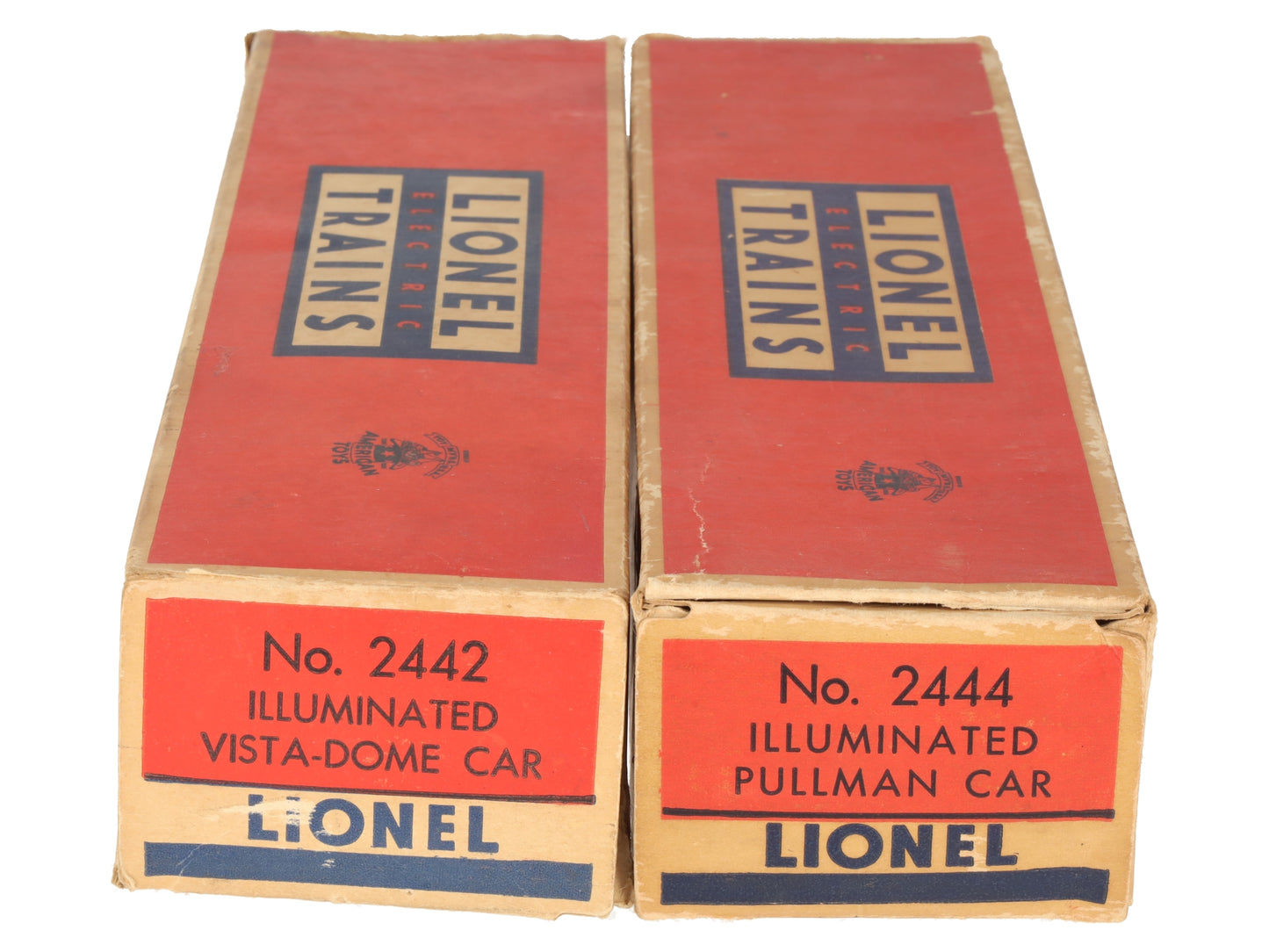 Lionel Vintage O Lionel Lines Passenger Cars: 2442, 2444, 2445 -Repainted [3]