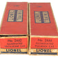 Lionel Vintage O Lionel Lines Passenger Cars: 2442, 2444, 2445 -Repainted [3]