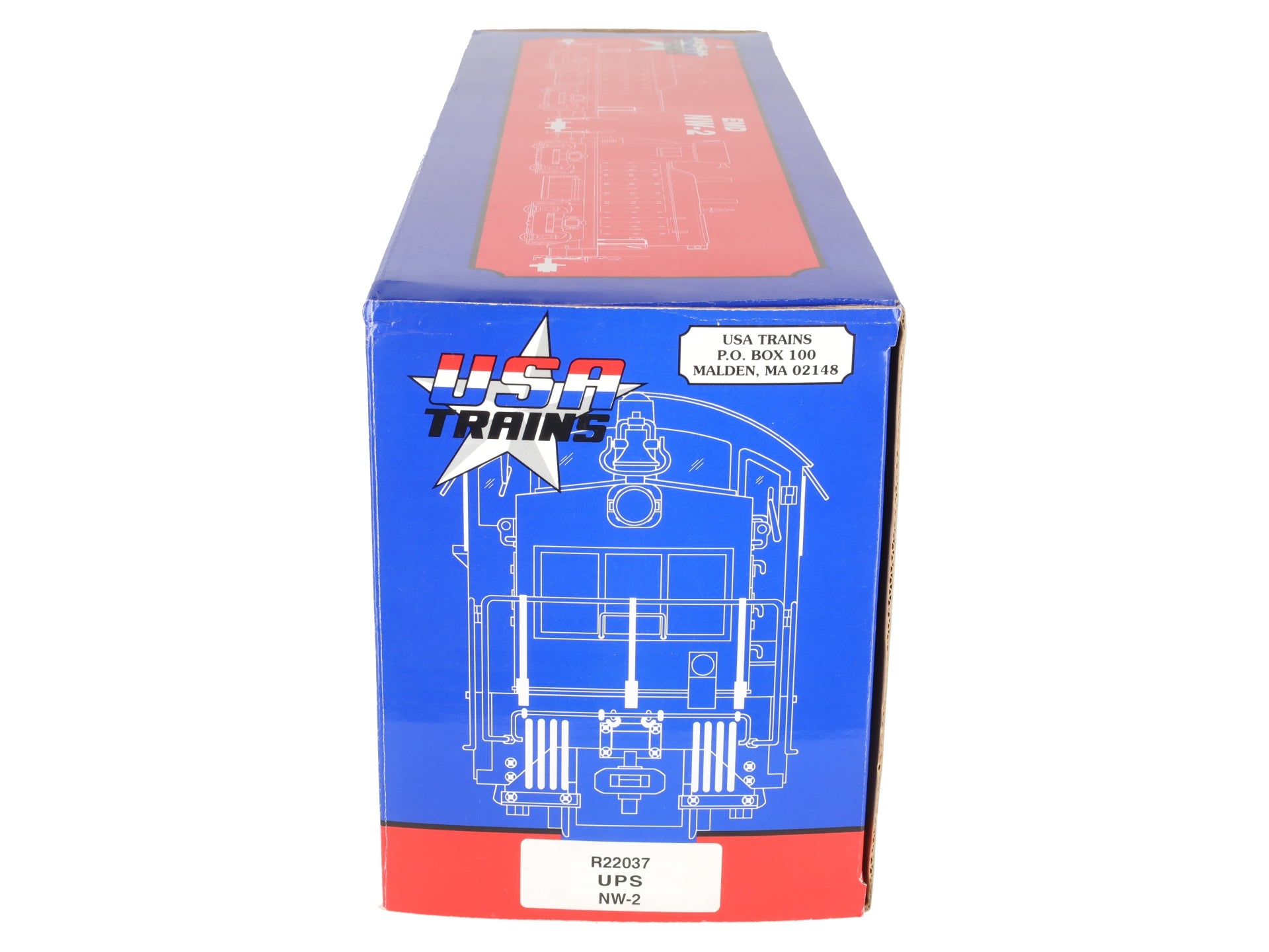 USA Trains R22037 G Scale UPS EMD NW-2 Calf Diesel Locomotive VG/Box