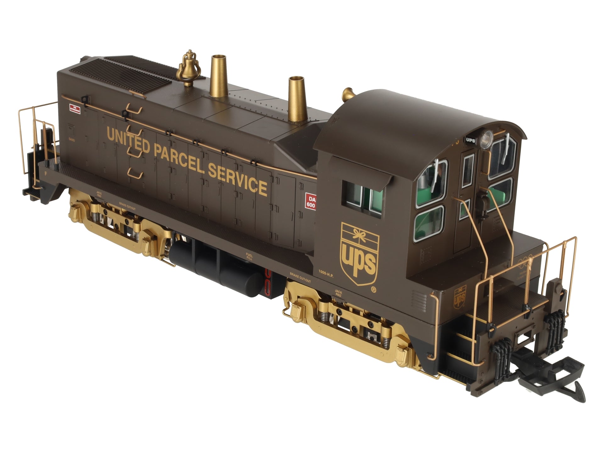 USA Trains R22037 G Scale UPS EMD NW-2 Calf Diesel Locomotive VG/Box