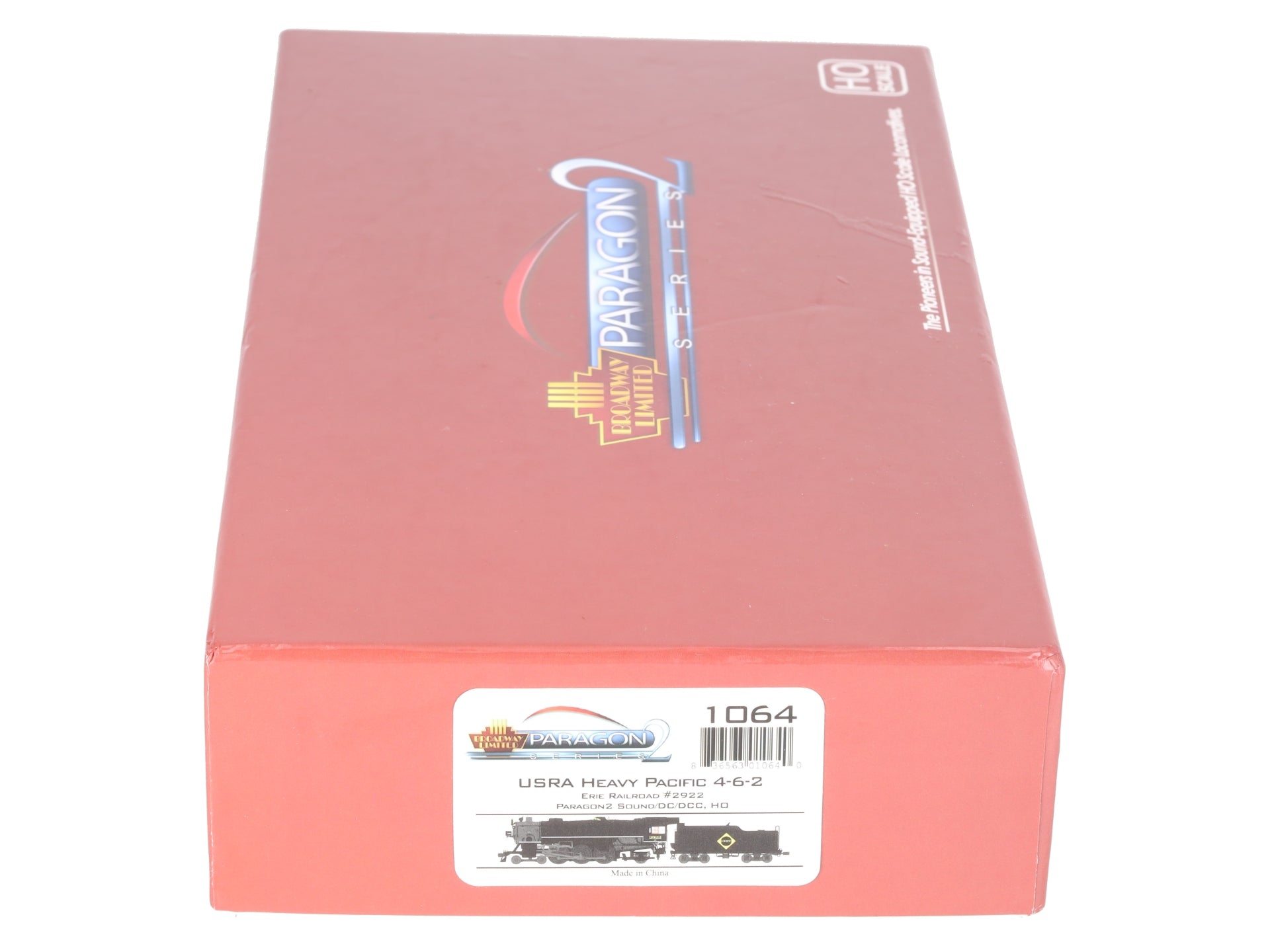 Broadway Limited 1064 HO Erie USRA Heavy Pacific 4-6-2 Paragon2™ #2922 VG/Box