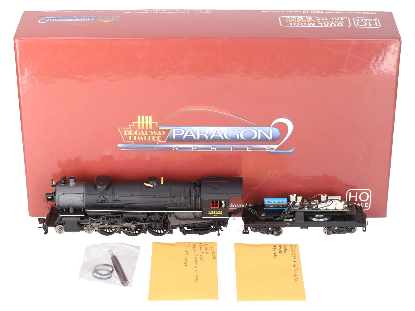 Broadway Limited 1064 HO Erie USRA Heavy Pacific 4-6-2 Paragon2™ #2922 VG/Box