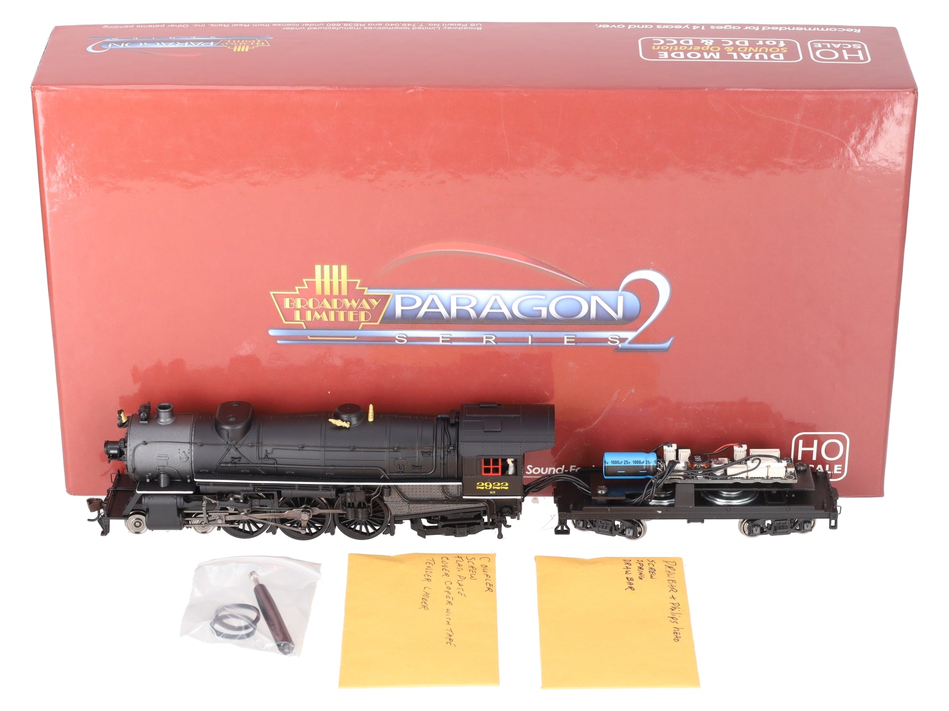 Broadway Limited 1064 HO Erie USRA Heavy Pacific 4-6-2 Paragon2™ #2922 VG/Box