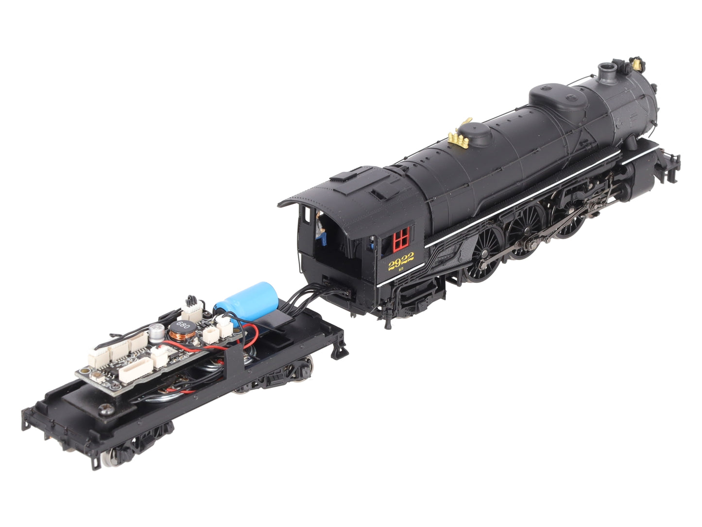 Broadway Limited 1064 HO Erie USRA Heavy Pacific 4-6-2 Paragon2™ #2922 VG/Box