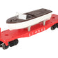 Lionel 6501 Vintage O Flatcar with Jet Boat VG/Box