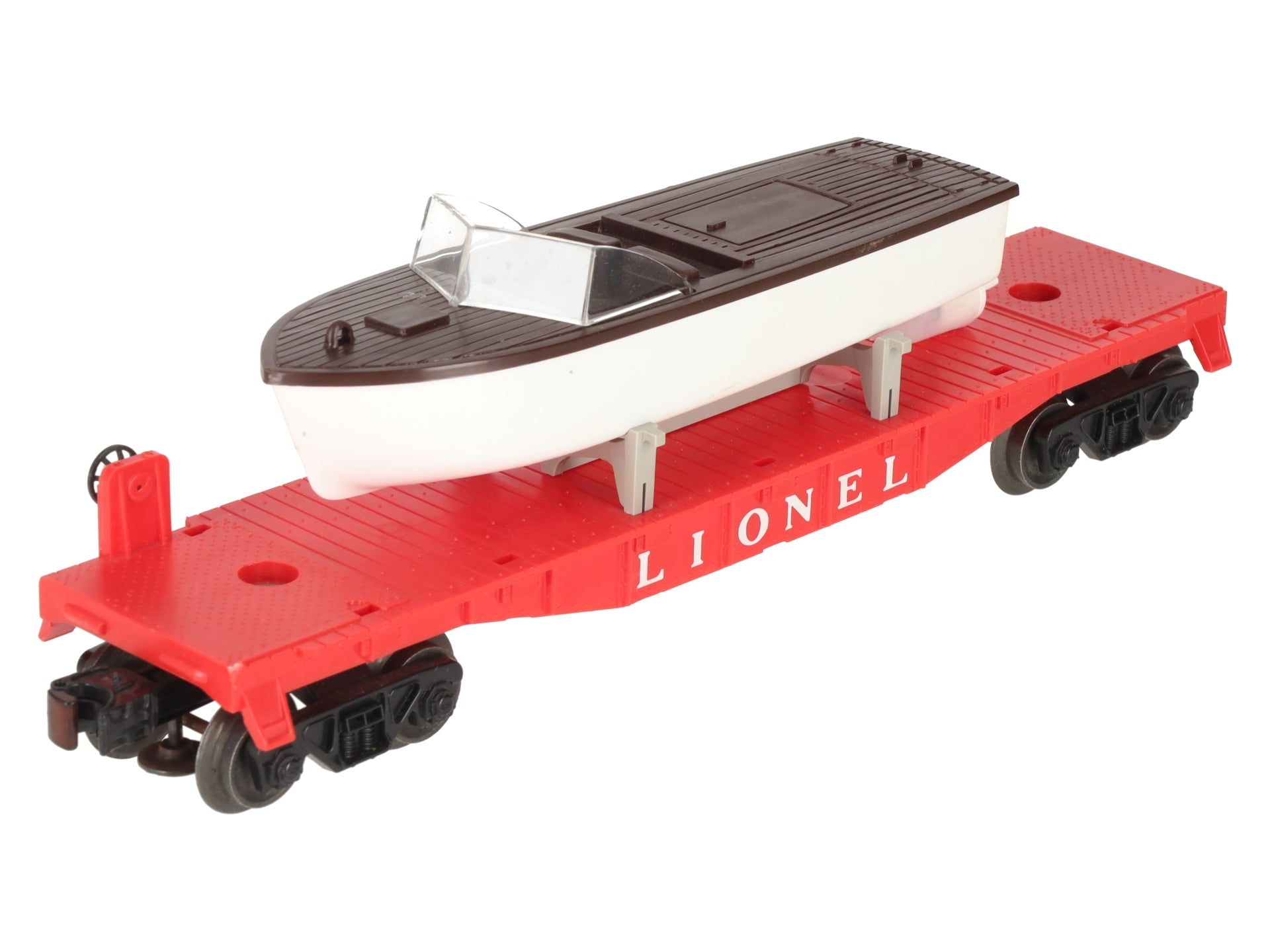Lionel 6501 Vintage O Flatcar with Jet Boat VG/Box