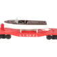 Lionel 6501 Vintage O Flatcar with Jet Boat VG/Box
